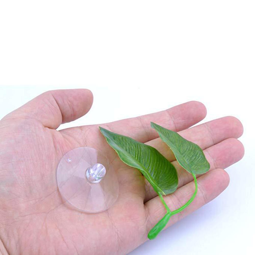 Accessori acquario Artificiale Pianta a Foglia Amaca Pesce Acquari di Pesci di cavalla Tropicale Betta Pesce Deposizione Delle Uova Resto Foglia