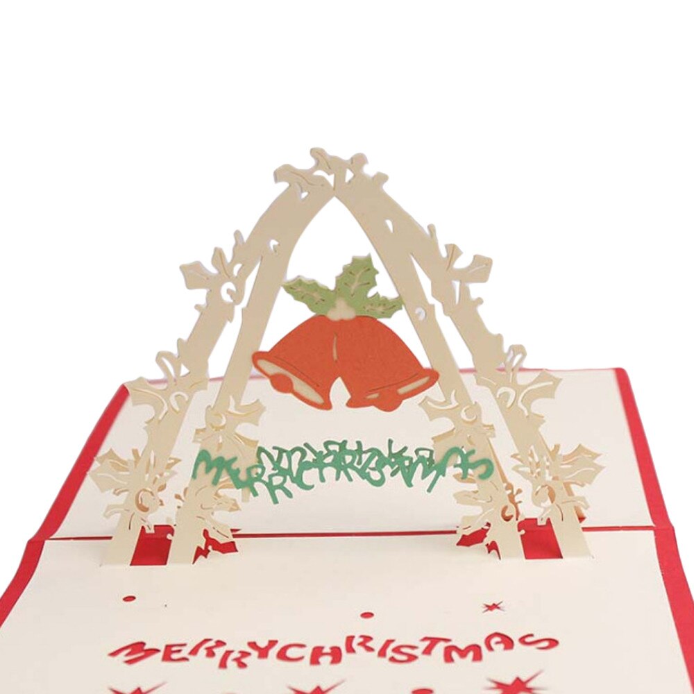 3d Pop-up Santa Cards Marry Christmas Greeting Cards Party Invitations Greeting Card Anniversary Postcard #W2G: C