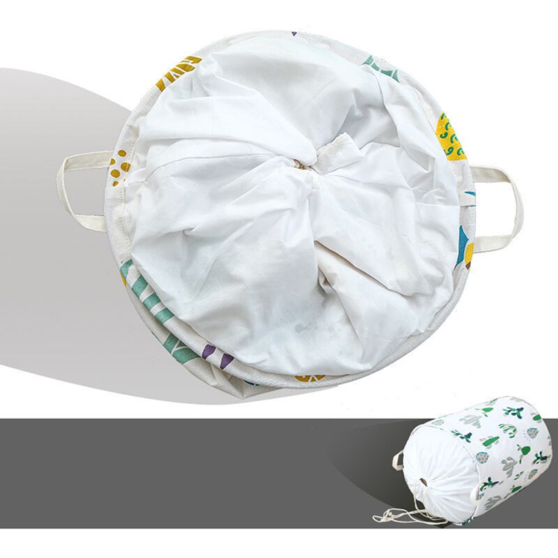 1PC Foldable Laundry Basket Organizer Dirty Clothes Laundry Storage Basket For Toys Waterproof Hamper Laundry Basket