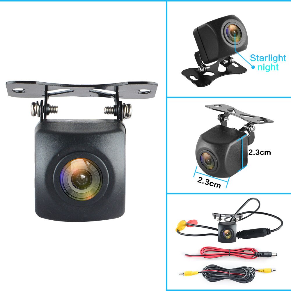 Car Back Reverse Camera 170 Degree LED HD Fisheyes 1080P Optional Rear View Camera Night Vision Parking Assistance Camera