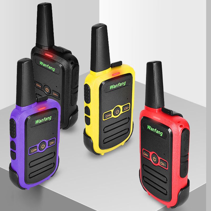 Walkie-talkie mini color ultra-thin ultra-small USB direct charging