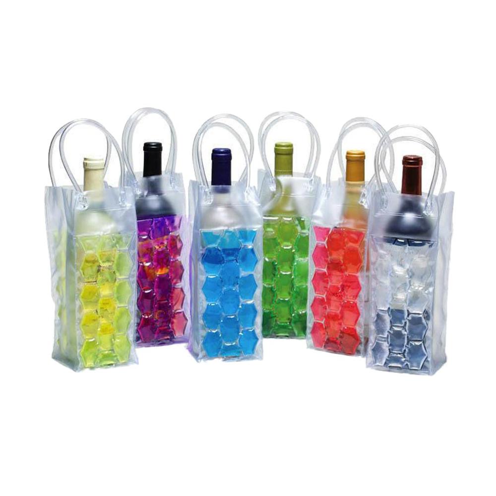 Bouteille de vin congélateur sac refroidissement refroidisseur sac de glace bière refroidissement Gel support transporteur Portable liqueur glace-froid outils