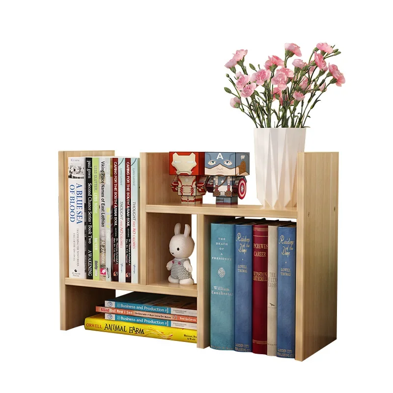 Desktop simple bookshelf, desk shelf, simple modern student and children's desk, office desk, storage and organization rack