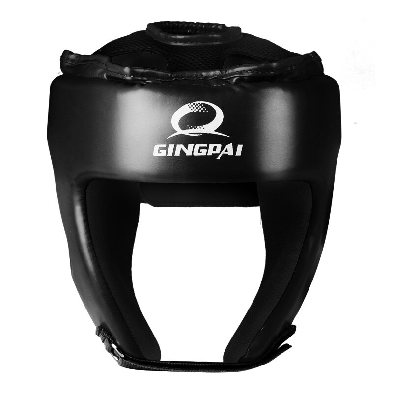 Sanda karaté Muay Thai Boxeo Taekwondo casque de boxe casque d'entraînement pour enfants adultes hommes femmes noir rouge: Black  1