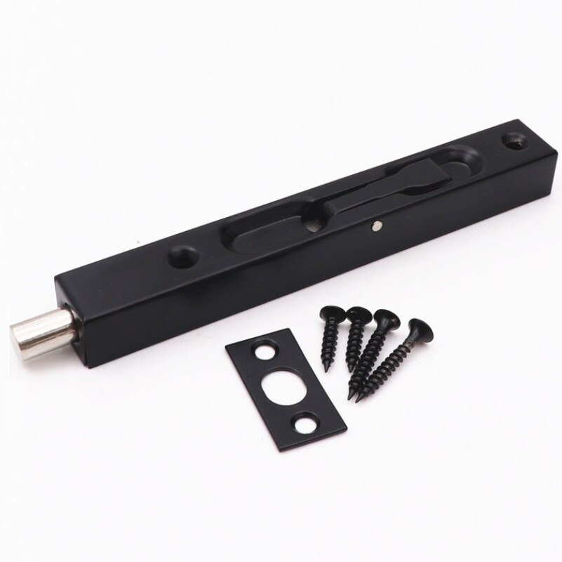 2pcs/lot Stainless Steel Hidden Door Bolt Security Guard Door Latch 6inch 8inch Lock for wooden door