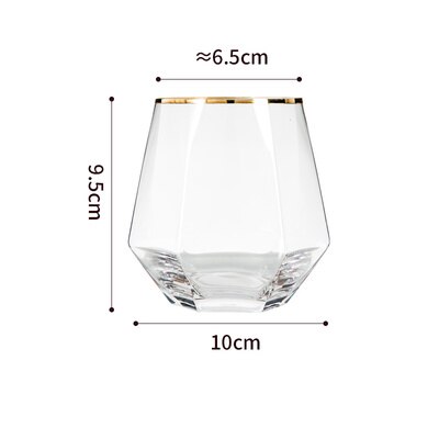 Géométrie verre diamant cristal verre tasse Cocktail whisky thé café eau tasse lait vin Transparent gobelet tasse verres à liqueur: With Phnom Penh