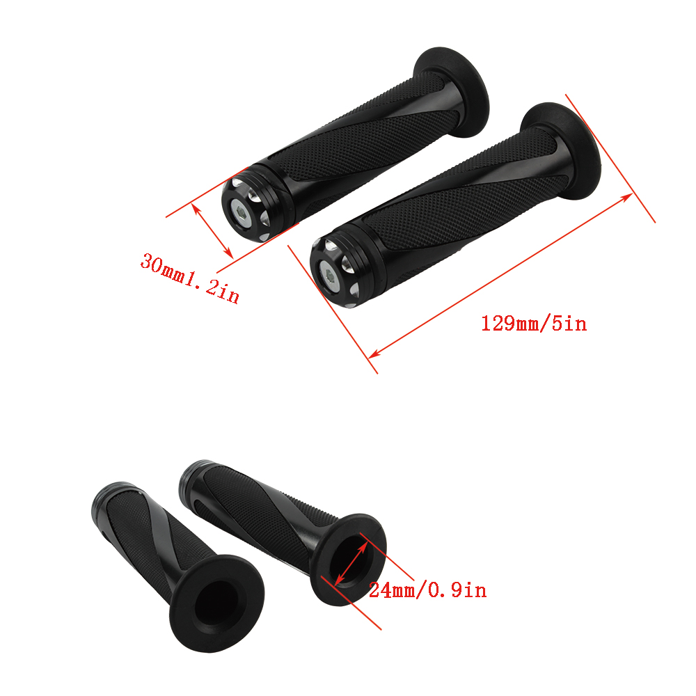 7/8 "22mm Moto Grip Maniglia Universale Manubrio CNC per Kawasaki Honda Yamaha Suzuki Benelli Ducati Scooter Ebike Moto