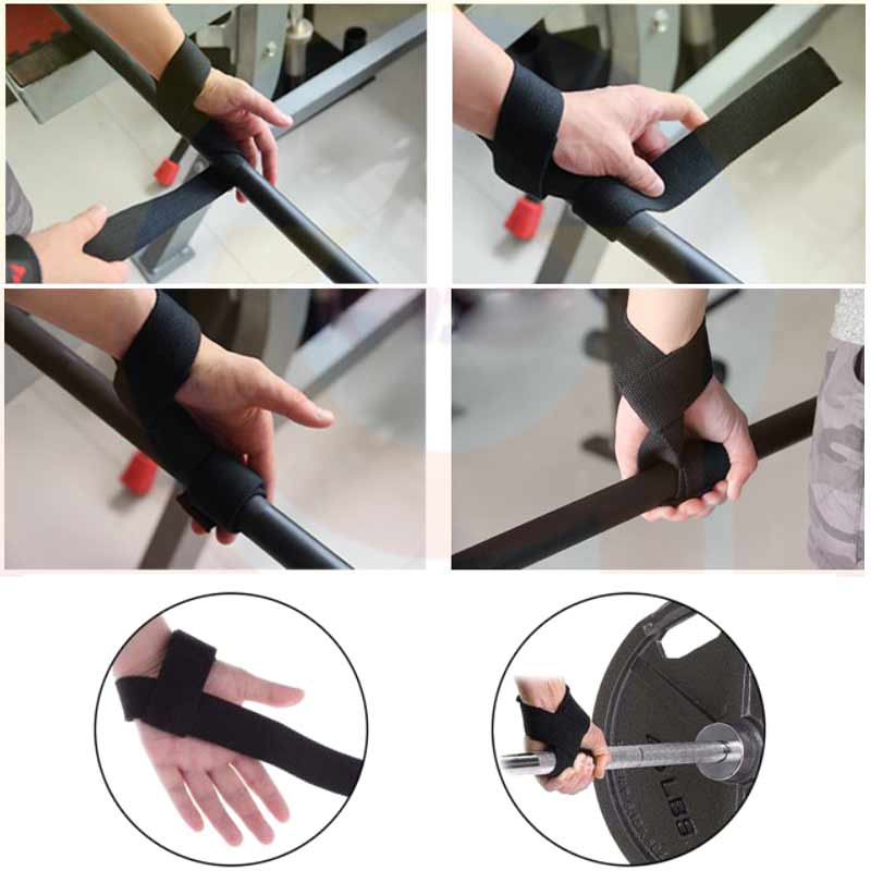 1 paar Streifen Handgelenk Unterstützung Gewichtheben Gym Training Bodybuilding Handgelenk Wache Straps Wraps Brace Band Protector ENA88