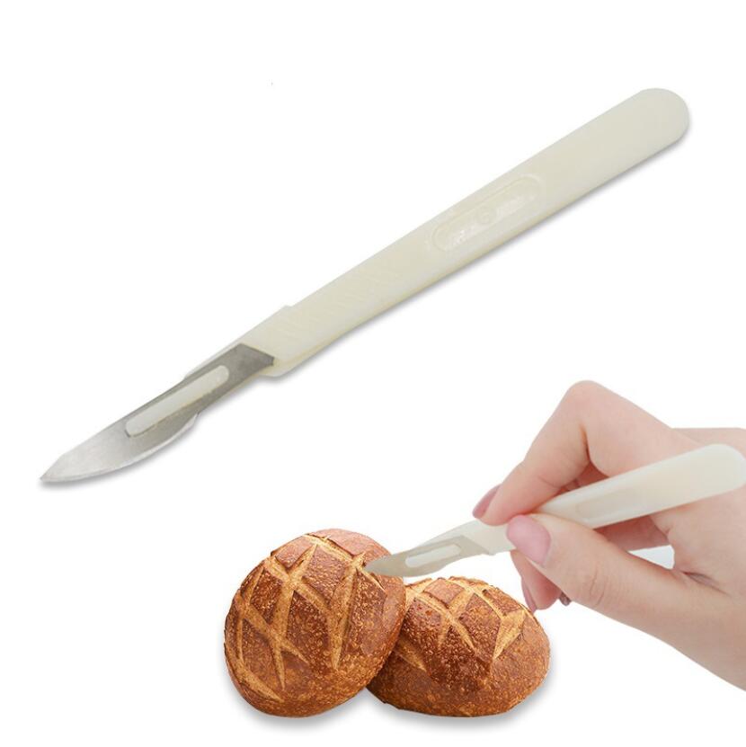 Stangenbrot Brot Schneiden Messer Praktische Europäischen Brot Messer Schneiden Werkzeug Gebäck Cutter Mit Kohlenstoff Stahl Klinge Backen Messer Werkzeug