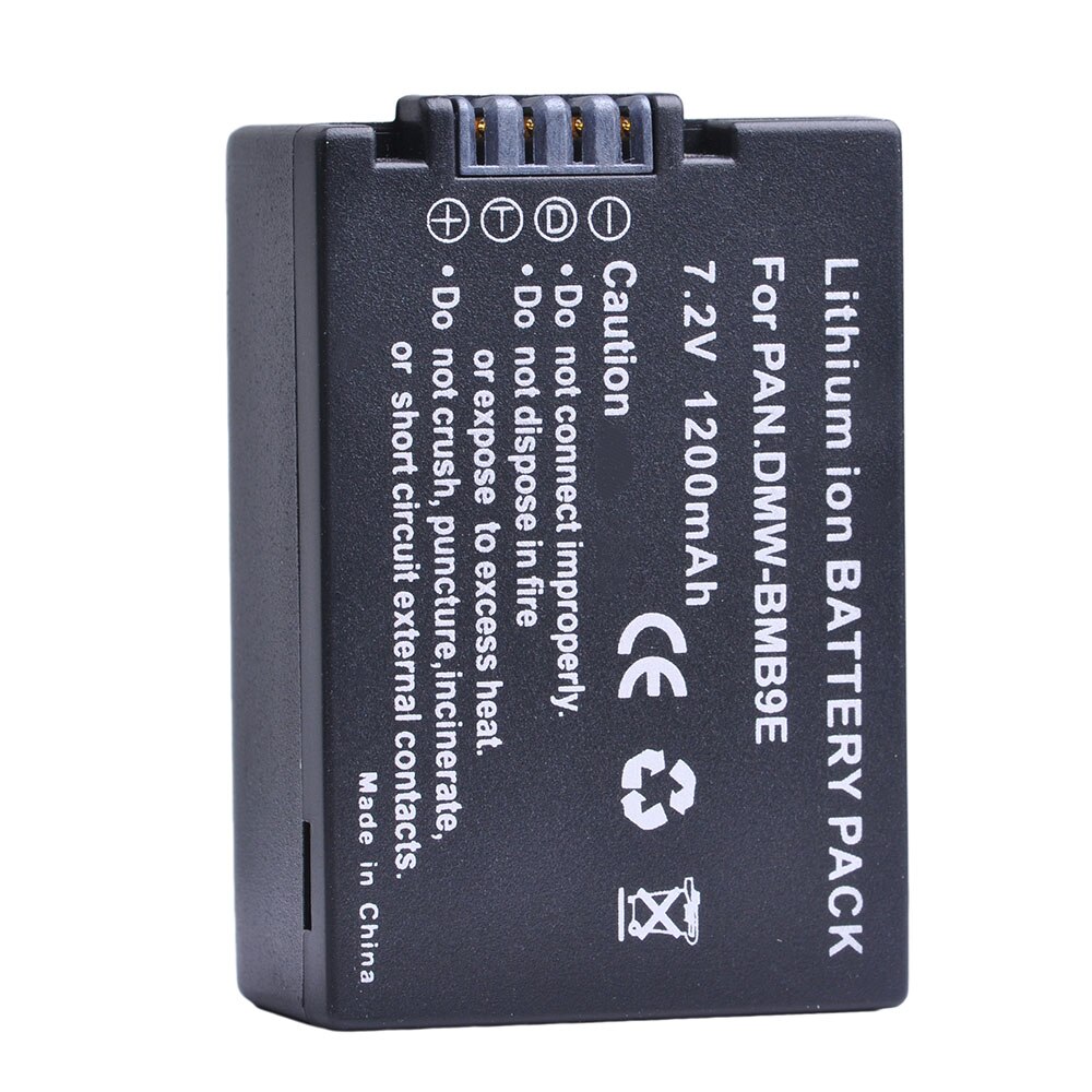 DMW-BMB9 DMW-BMB9E DMW-BMB9PP BMB9 Battery for Panasonic Lumix DC-FZ80, DMC-FZ40K FZ45K FZ47K FZ48K FZ60 FZ70 FZ100 FZ150