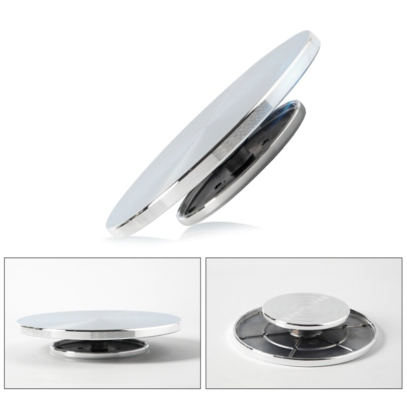 11/15/20/25/30CM Pottery Wheel Aluminum Forming Turntable Double-Sided Pottery Wheels Turntable Sculpture Ceramic DIY Clay Tools
