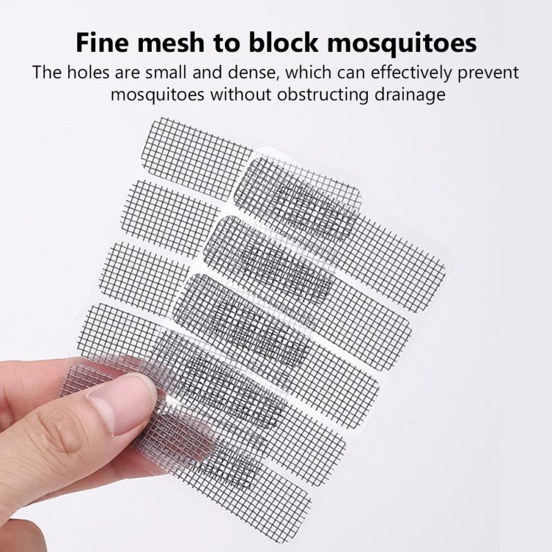 Screen Door Repair Mesh Patches Window Door Waterproof Patch Self-adhesive Super Fix Anti-Insect Door Mosquito Net Mesh