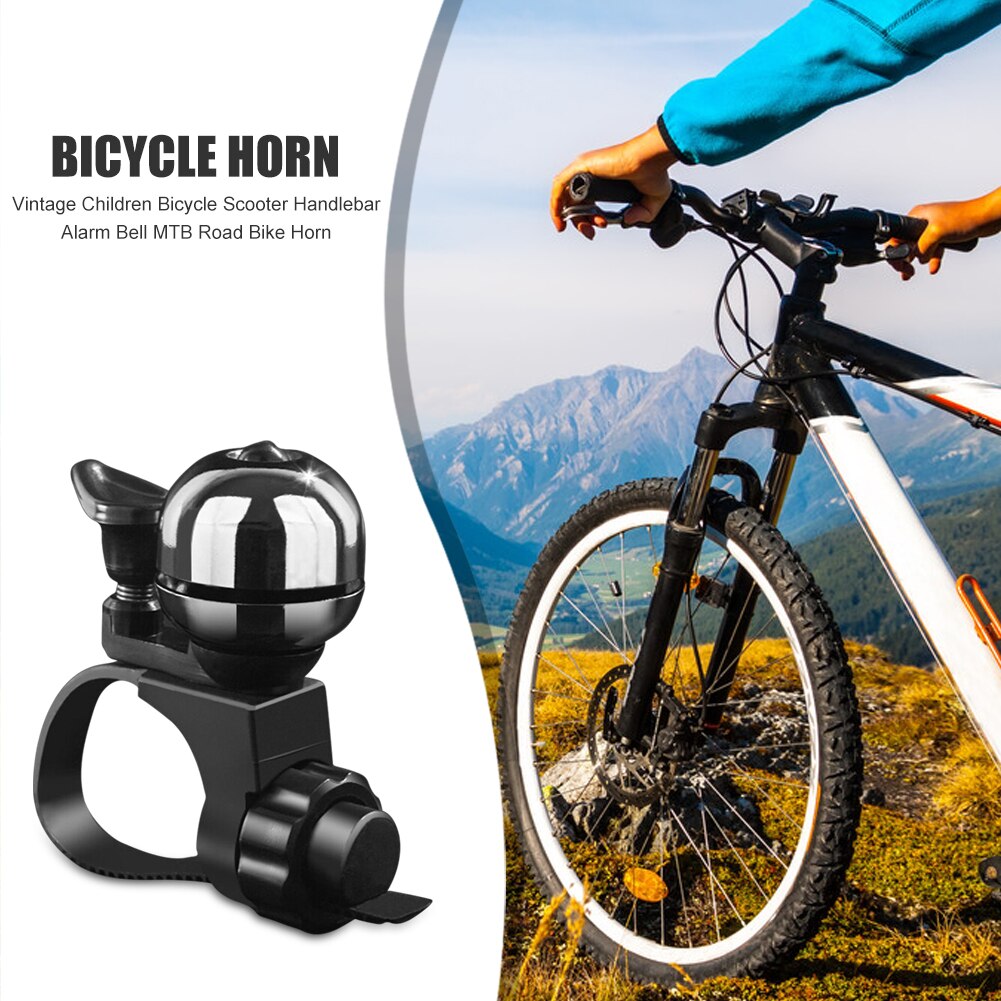 Retro MTB Mountain Road Bike Horn Safety Children Bicycle Scooter Handlebar Sounds Loud Alarm Ring Bell Riding Cycling Equipment