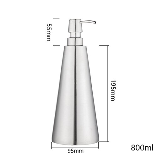 GAPPO liquid soap dispensers bathroom stainless steel color emulsion bottle bathroom kitchen accessories soap pumps: Y35011