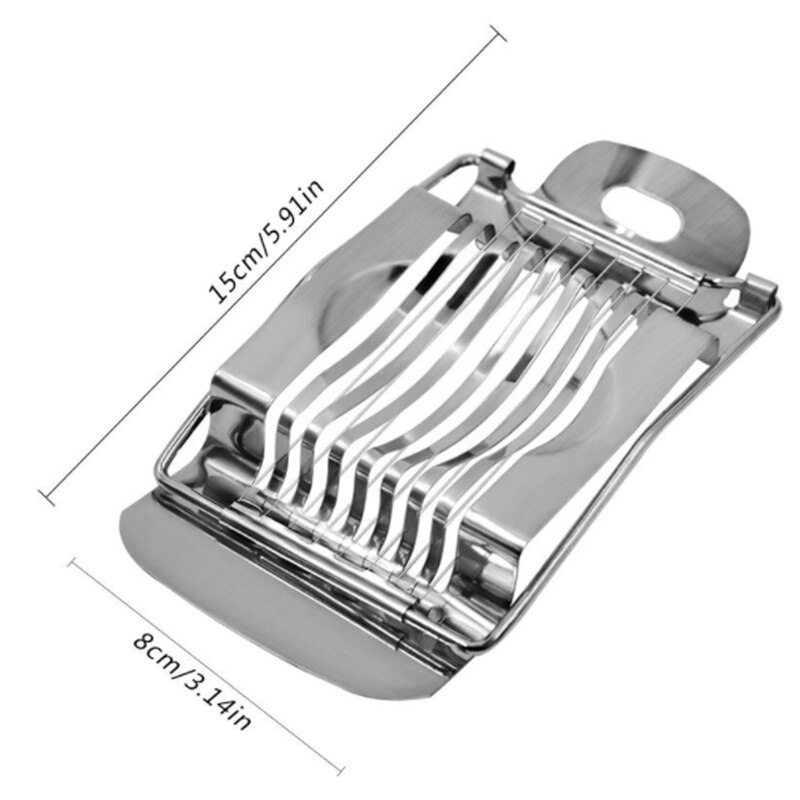 Roestvrij Staaldraad Ei Slicer Cutter Chopper Forhard Gekookte Eieren Multipurpose Aardbei En Paddestoel Slicer Door Prokitchen Tob