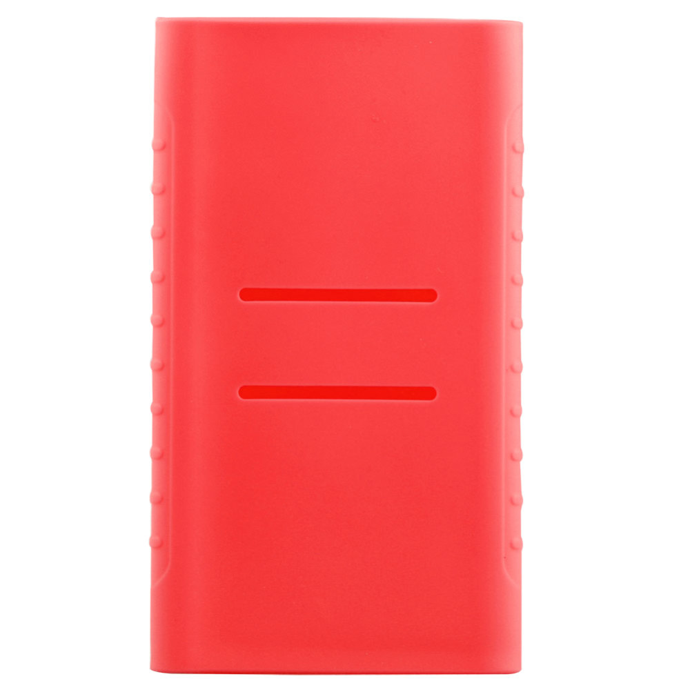 Draagbare Externe Batterij Bescherm Case Zachte Siliconen Cover Voor 10000Mah Xiaomi Power Bank: Pink