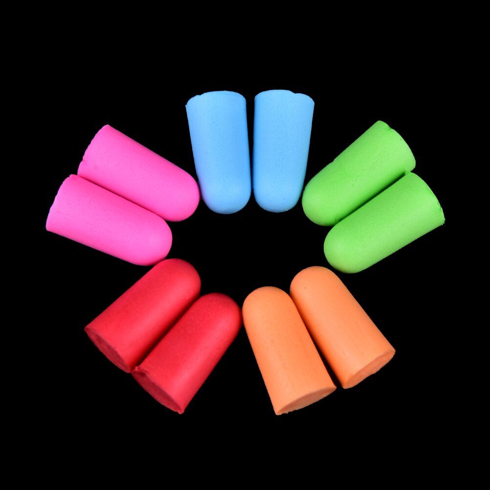 2PCS/1Pair Box-packed Comfort Earplugs Noise Reduction Silicone Soft Ear Plugs Swimming Silicone Earplugs Protective For Sleep