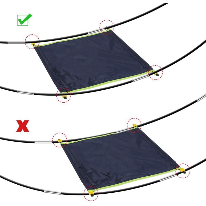 Foldable Badminton Net Set For Garden Soccer Tennis Kids Volleyball On Beacheasy Setup Net With Carry Bag