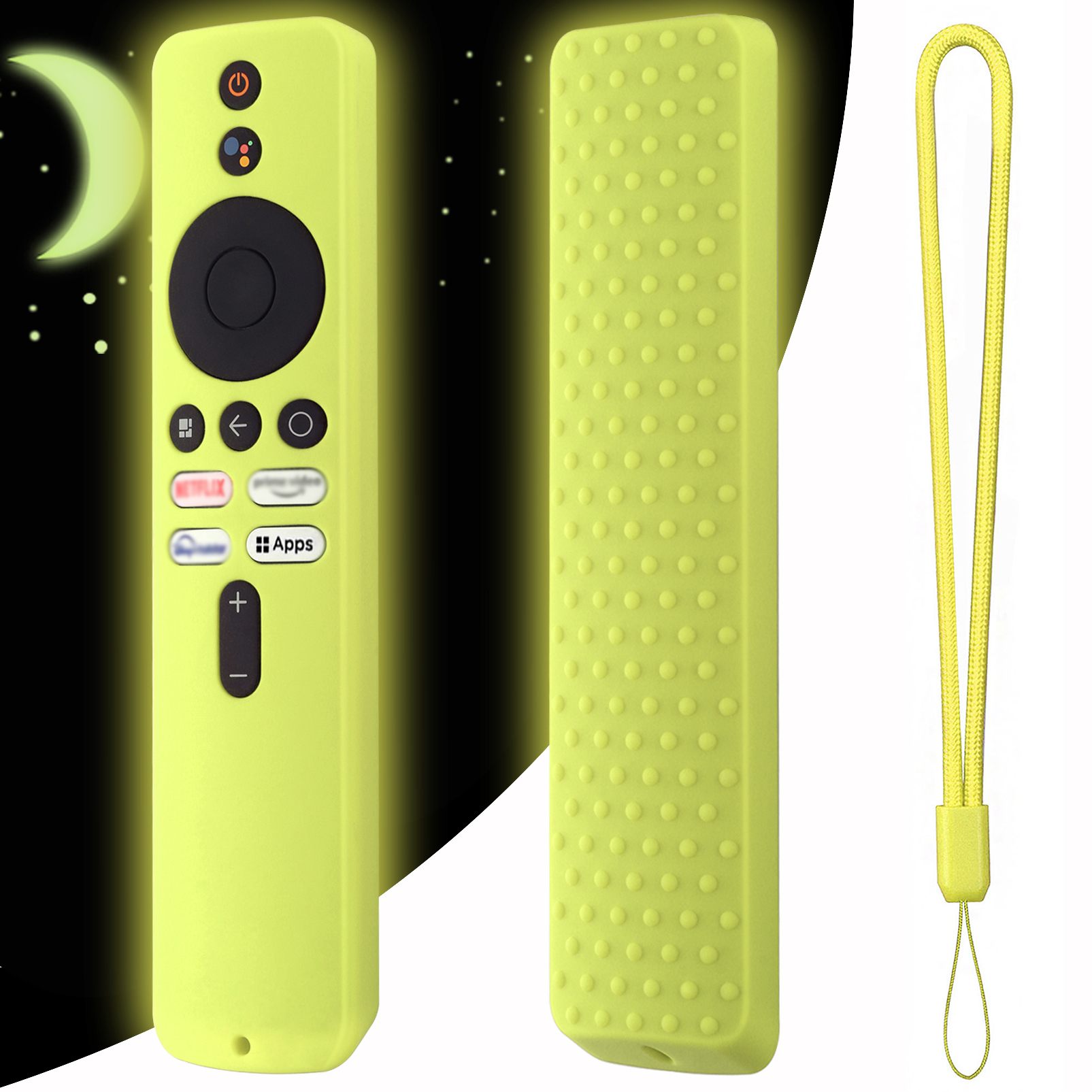 Silikonowe etui ochronne na pilota Xiaomi TV Box S drugiej generacji do Mi TV Stick Anti-drop Dustproof Remote Protection Cover: green