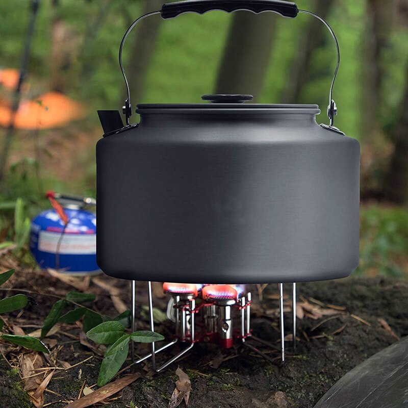 Top!-bollitore da campeggio 2.0L Open Campfire Coffee teiera riscaldamento rapido attrezzatura esterna ideale per acqua bollente ultraleggera portatile