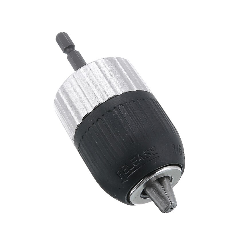1pc Universal Quick Change Keyless Chuck 2-13mm Self-locking Keyless Electric Drill Chuck for Impact Wrench Drill Holder