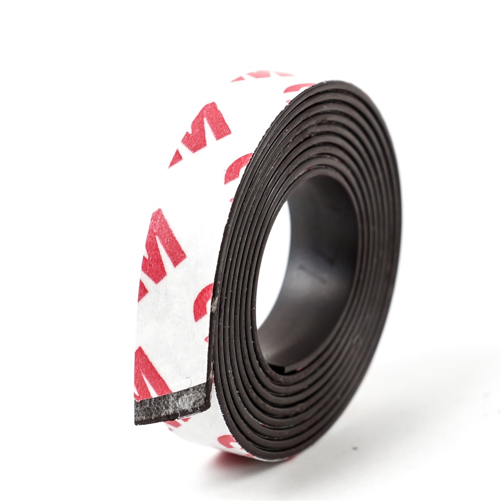 U-JOVAN 1 Meter 10*1 Mm Rubber Magneet Tape Zelfklevende Flexibele Magnetische Strip Breedte 10Mm Dikte 1mm