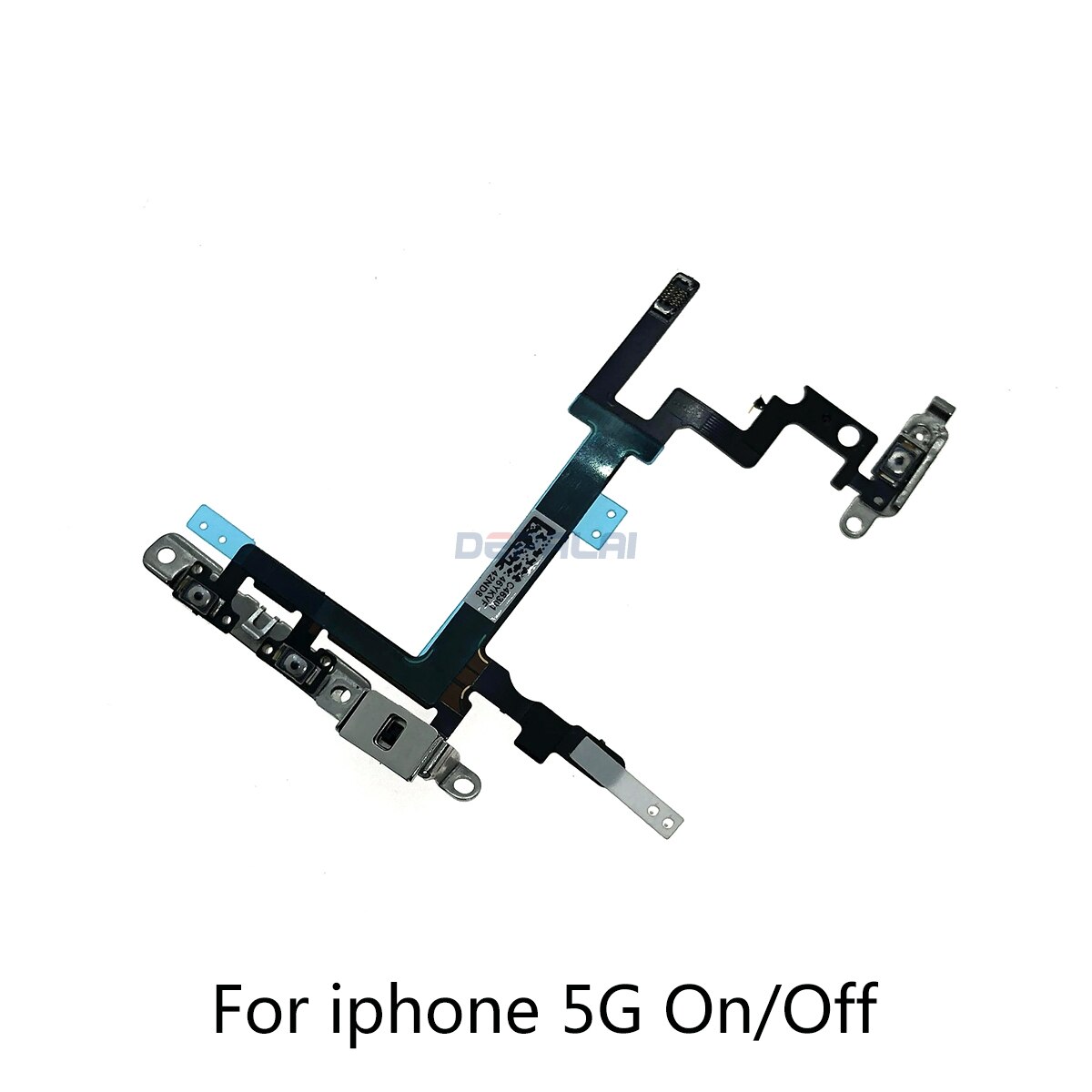 1 Piece Power Button On Off Flex Cable For iPhone 4 4G 4S 5G 5 5S 5C Plus Mute Volume Switch Connector Ribbon Parts: 5G On Off