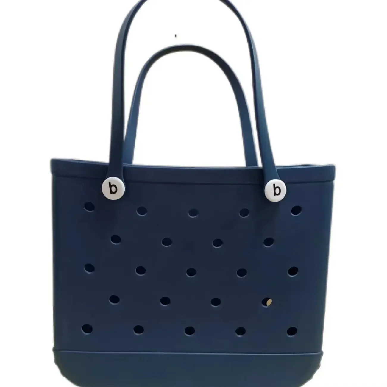 Mode Strand Bogg Bag Rubber Waterdichte Mand Grote Capaciteit Zomer Opslag Schouder Handtas Reizen Vrouwen Draagtas Boodschappentassen: Oranje
