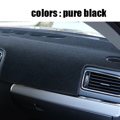 RKCA Car dashboard cover mat for Hyundai Elantra years Right hand drive dashmat pad dash cover auto accessories: black