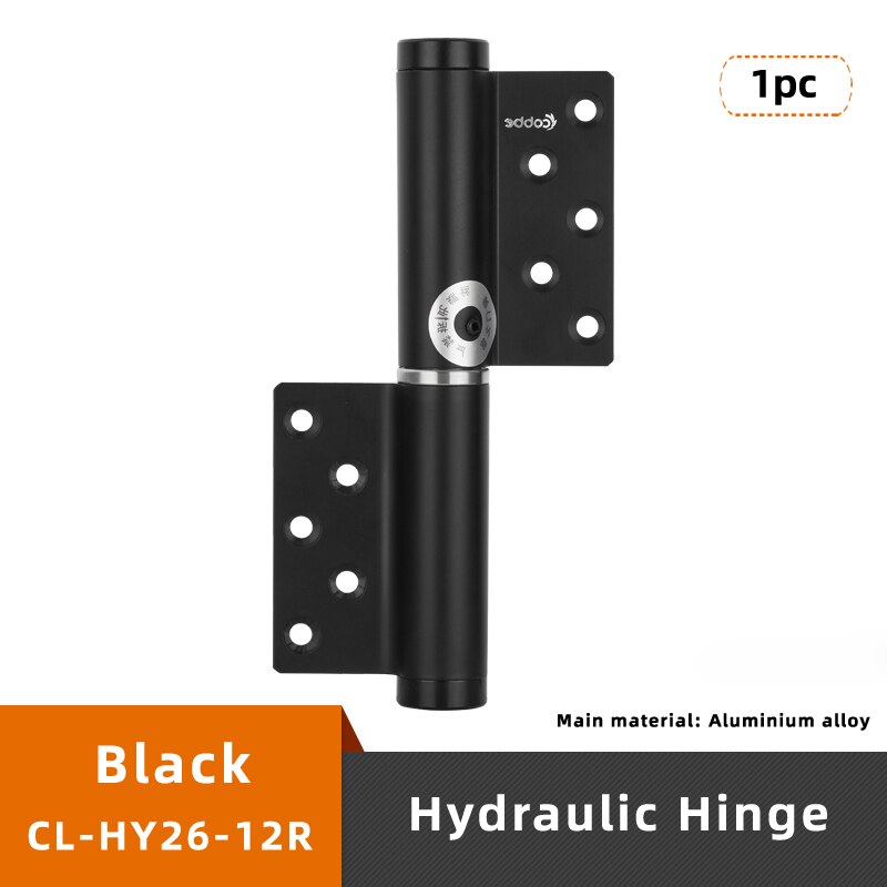 Hydraulic Buffer Hinge Invisible Door Hinge Concealed Door Hinge Door Closer Automatic Door Closing Positioning: CL-HY26-12R