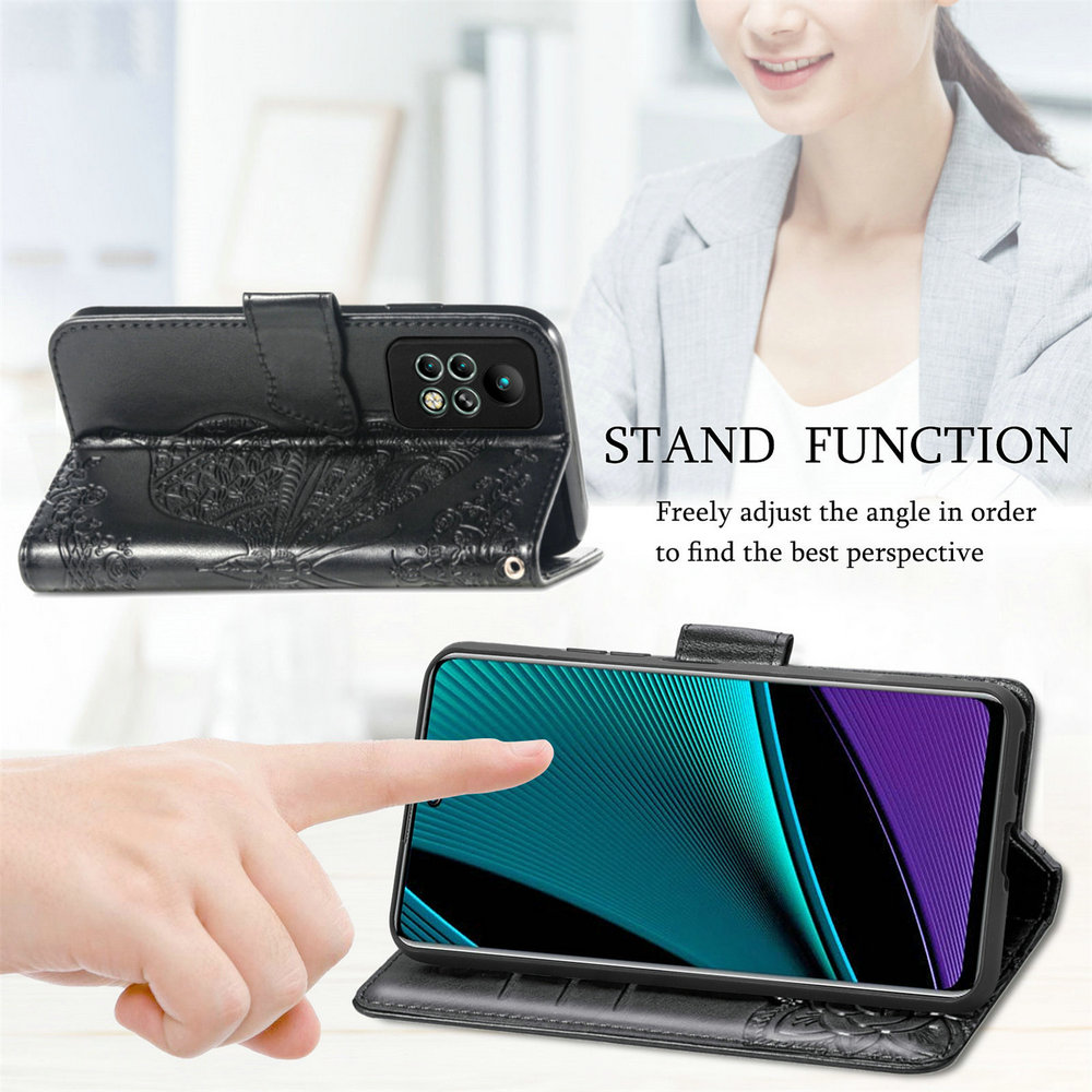 Voor Infinix Note11 Pro Flip Case 3D Vlinder Portemonnee Boek Funda Infinix Note 11 Pro Case Luxe Lederen 360 Beschermen telefoon Cover