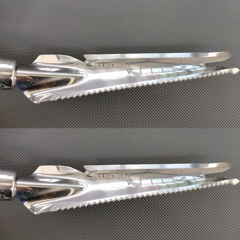 Garden Long Weeder Shovel Spade Multipurpose Stainless Steel Wood Handle Digging