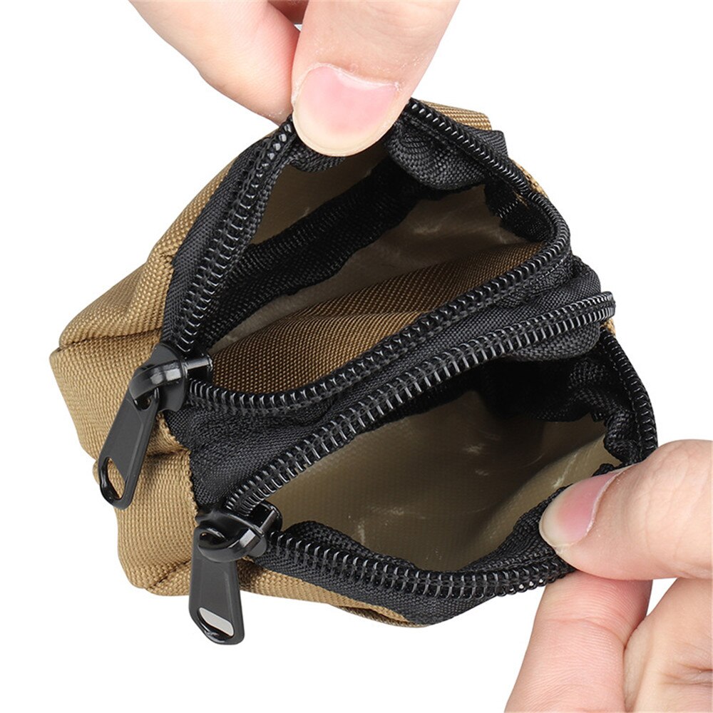 Outdoor Mini Fanny Pack Taille Pouch Camping Rits Taille Bag Key Coin Kleine Portemonnee Organisator Portemonnee Sleutel Tas