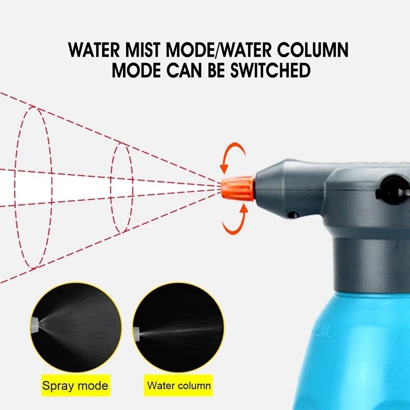 Electric Water Sprayer Automatic Nozzle Mist Car Wash Kitchen Plants Jet Pump Automatic Water Sprayer