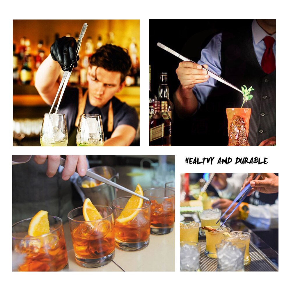 Kitchen tongs kitchen utensils BBQ Tweezer Food Clip kitchen Chief Tongs Stainless Steel Portable for Picnic Barbecue Cooking