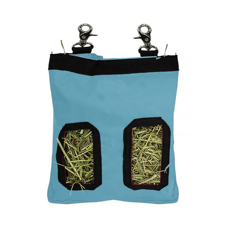 Hay Bag Hanging Feeder Holder Feeding Dispenser Container for Small Animals Pet M68E