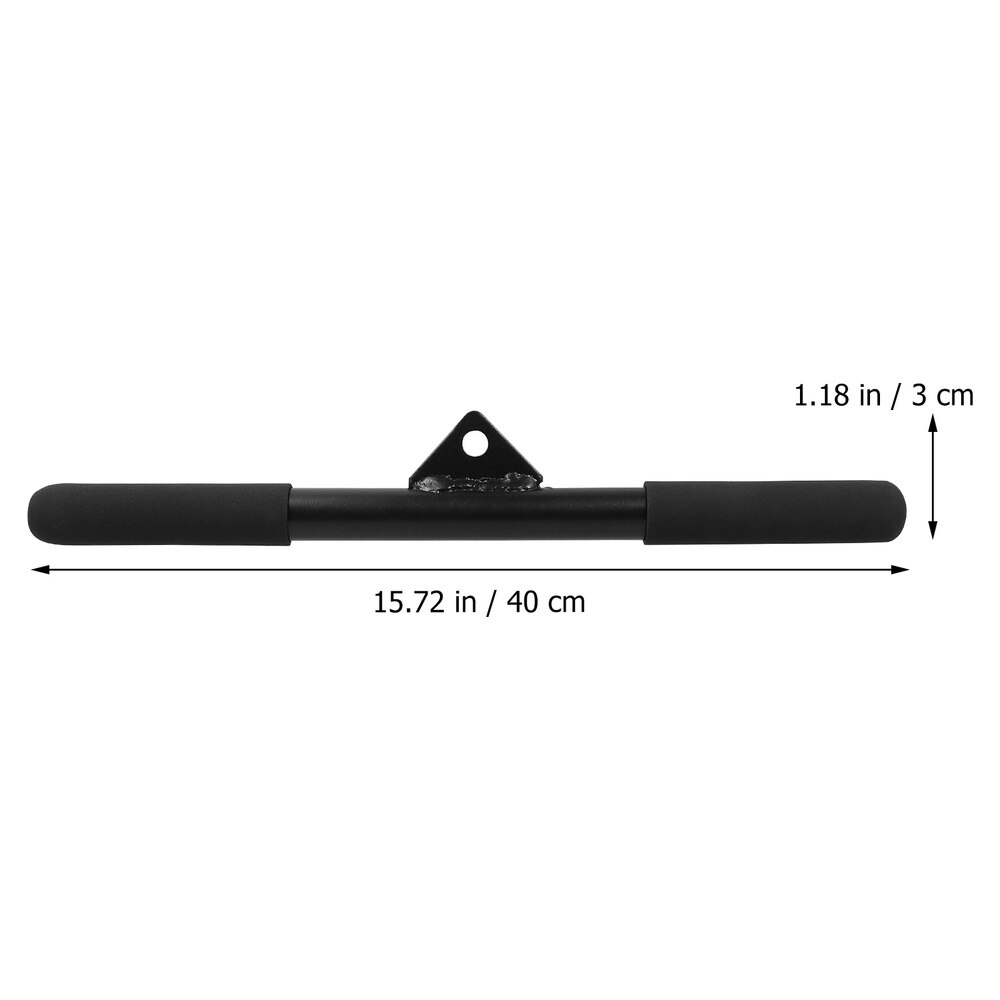 Fitness Rod Bicep Bar Home Gym Exercise DIY Rotating Straight Bar