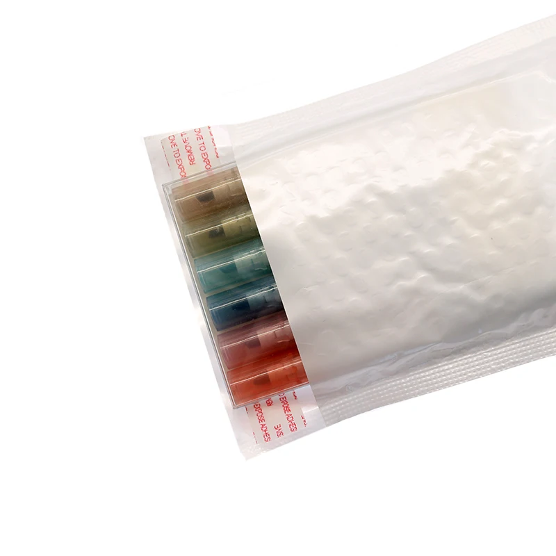 50 stks/partij Wit Schuim Envelop Zakken Zelfsluitende Mailers Gewatteerde Enveloppen Met Bubble Mailing Tas Pakketten Tas