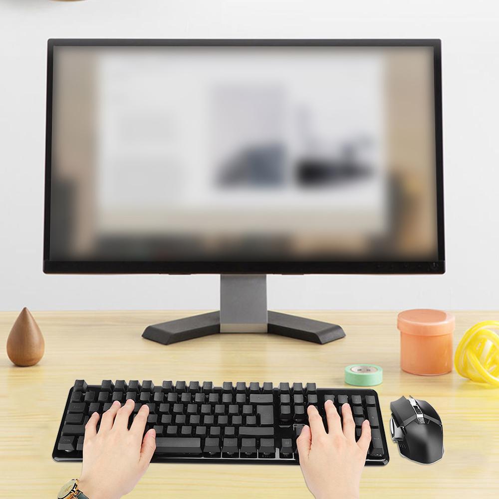 Wireless Game Keyboard Mouse Set Charging Lighting Built-in Lithium Battery 800-2400DPI