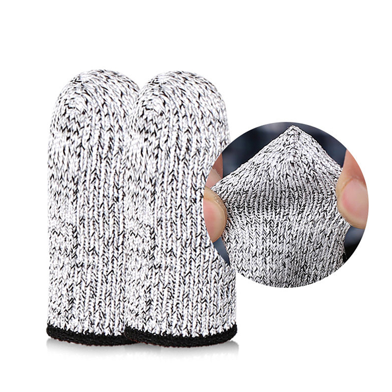 Protectores de manga de dedo resistentes al corte de piezas, cubiertas de dedos reutilizables, protección de dedos, suministros de costura, 10 Uds.