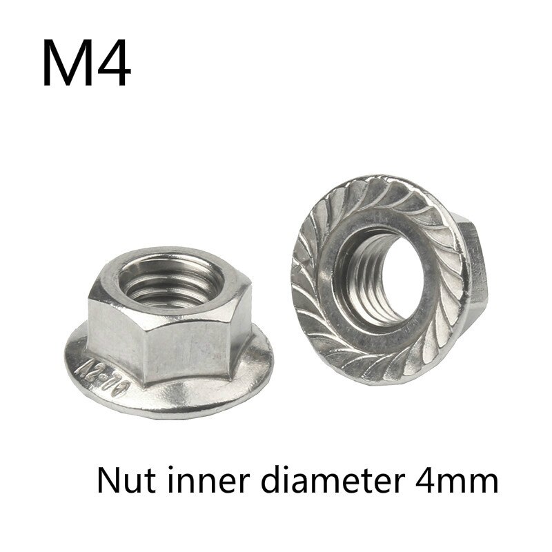 Laippamutteri 304 ruostumaton teräs kuusiokoloinen liukuesteruuvi mutteri pehmustemutterilla lukitusmutteri  m3 m 4 m 5 m 6 m 8 m 8 m 10 m 12: Musta