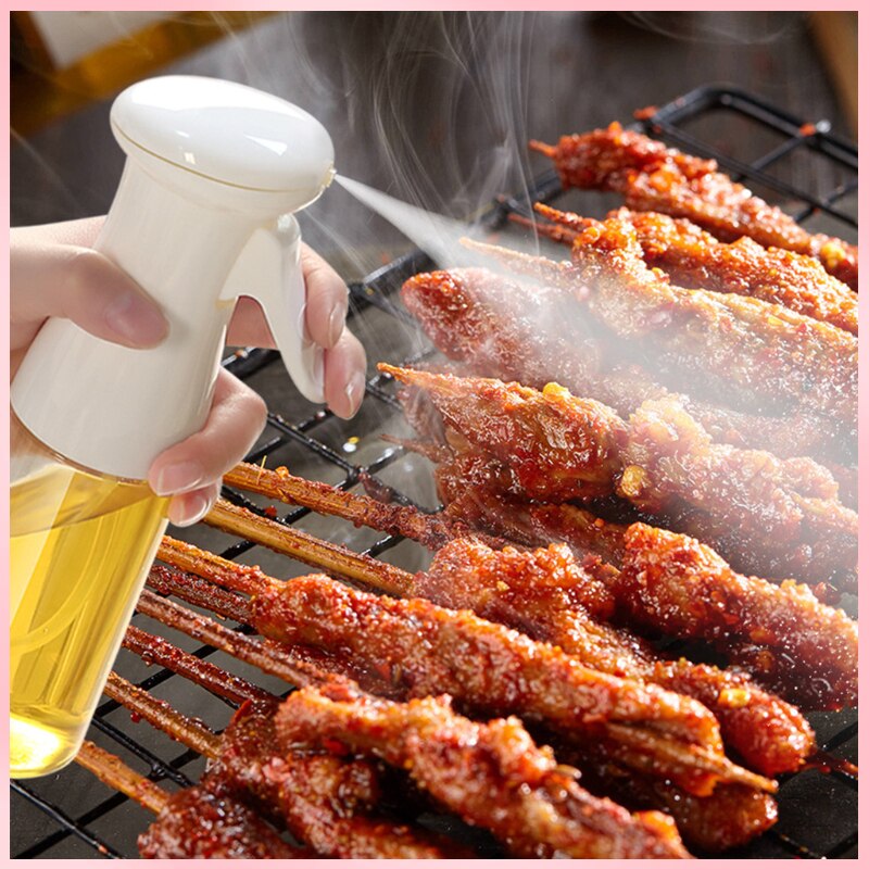 Oil Bottle Kitchen Oil Spray Bottle Cooking Baking Vinegar Mist Sprayer Barbecue Spray Bottle for Cooking BBQ Picnic Tools 210ml
