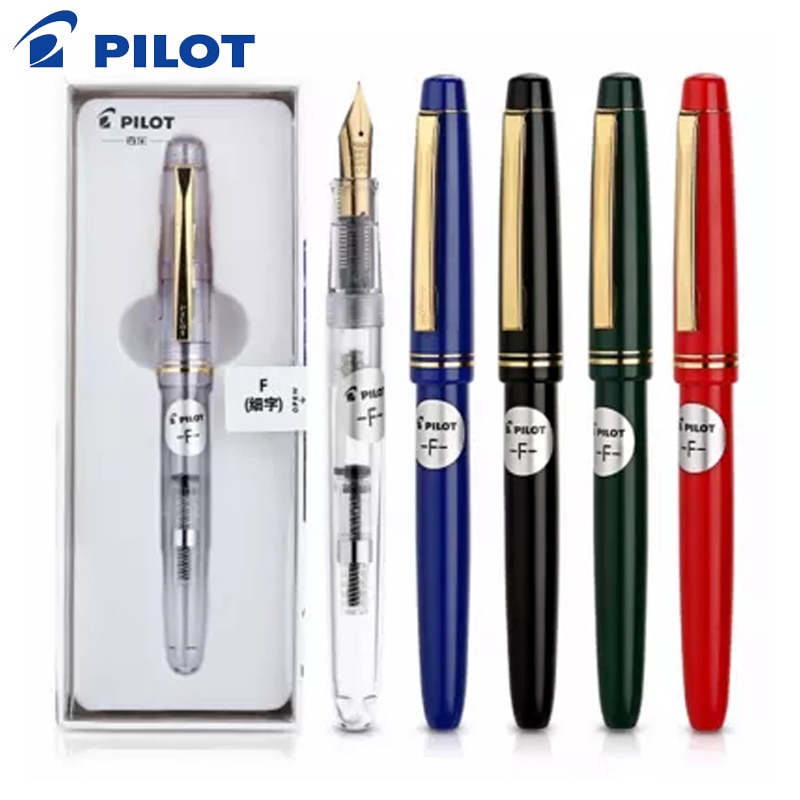 1 stk pilot fyldepen 78g+  f/m nib elev kalligrafi kunst kontor kontor skrive fyldepen