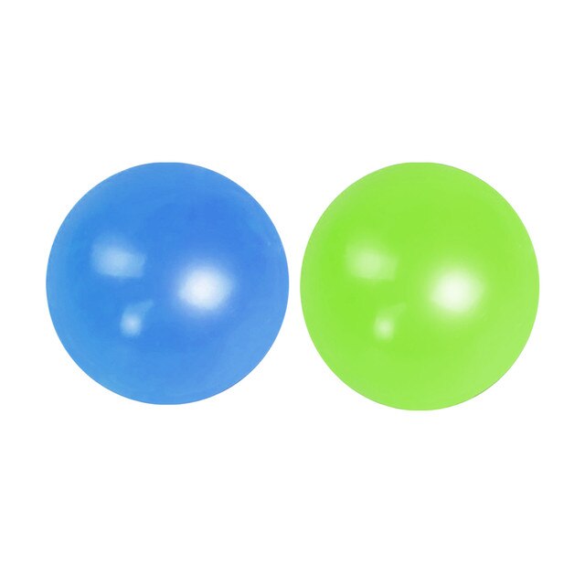 1-3 pz spremere giocattoli luminosi Sticky Wall Balls antistress Fidget Toy Decompression Squishy 4 colori regalo per bambini adultiантистресс: random 2pcs