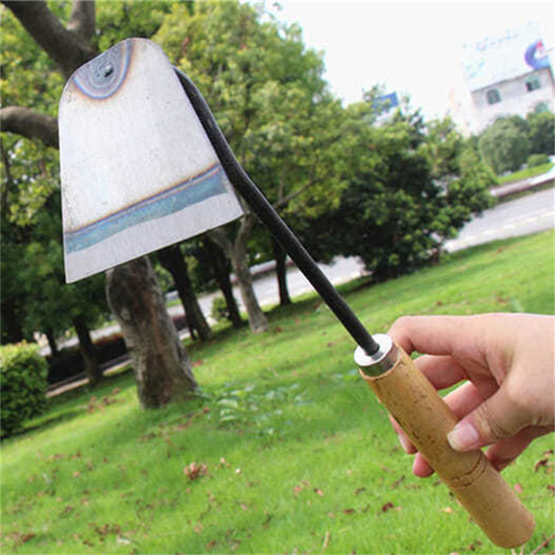 Steel Hardened Hoe Handheld Weeding Rake Planting Vegetable Farm Garden Tools Agriculture Tool Weeding Accessories Potted E12141