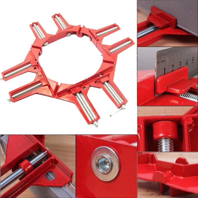 90 ° Graden Haakse Fotolijst Hoek Klem Houder Houtbewerking Hand Kit