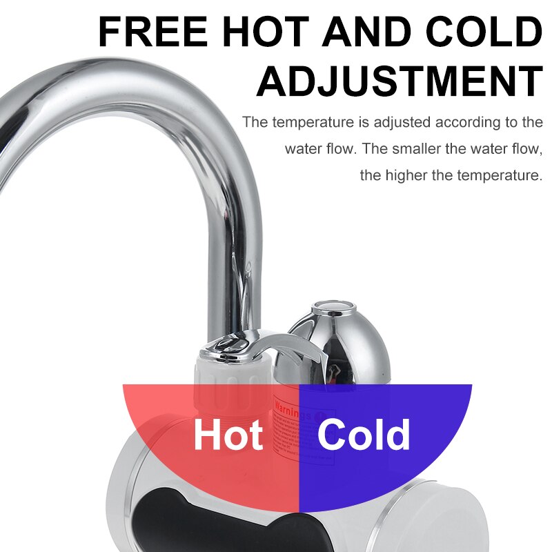 3000W Onmiddellijke Elektrische Douche Boiler Kraan 3S Quick Verwarming 360 ° Draaibare Keuken Heater Tap Dubbele isolatie & Veilig