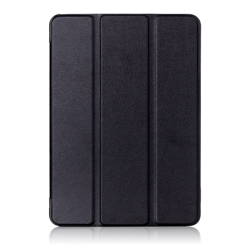 Voor lenovo tab 4 10 plus tb -x704f/x704n/x704l tablethoes voor lenovo tab 4 10 plus smart flip leren standaardhoes + stylus: Zwart