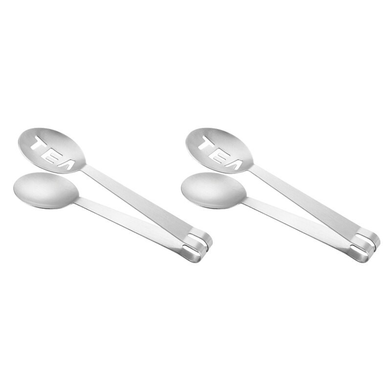 Roestvrij Staal Thee Clip Tong: 2pc