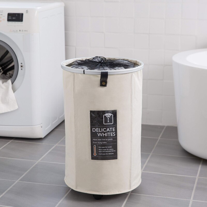 Trois grille roulant coin panier à linge Durable blanchisserie trieur panier vêtements stockage panier Bin organisateur sac de lavage